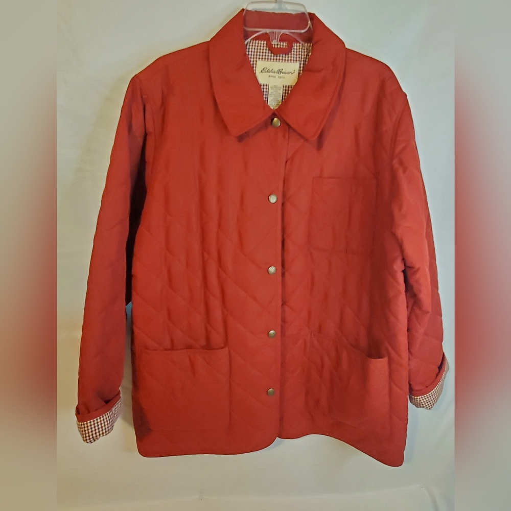 Eddie Bauer red coat women's size XL